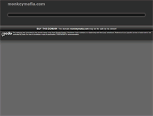 Tablet Screenshot of monkeymafia.com